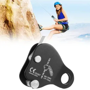 High-Strength Self-Locking Climbing Rope Grab - Fall Protection Ascender and Belay Device