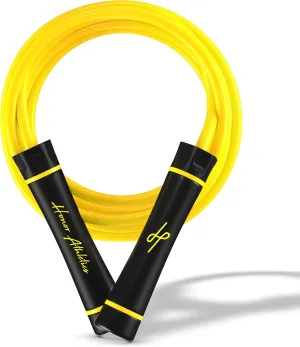 Honor Athletics - WEIGHTED 1.1lb HEAVY Jump Rope for High-Intensity and Strength Training - Adjustable 10ft PVC Rope with Ergonomic Grip, Ideal for Boxing, CrossFit, Muay Thai, MMA, and Fitness
