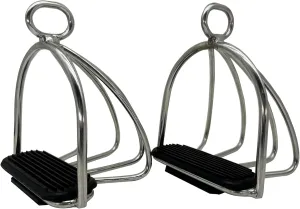 Horse Riding Stirrups，Safety Stirrup,Stainless Steel Endurance Flex Ride Caged Safety Stirrups Equestrian