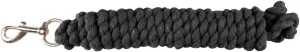 HORZE Basic Cotton Lead Rope - 12ft - Black - One Size
