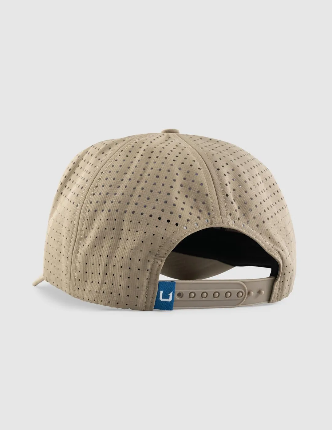 HUK Men's Patch Performance, Lightweight Fishing Hat with Anti Glare Under Visor