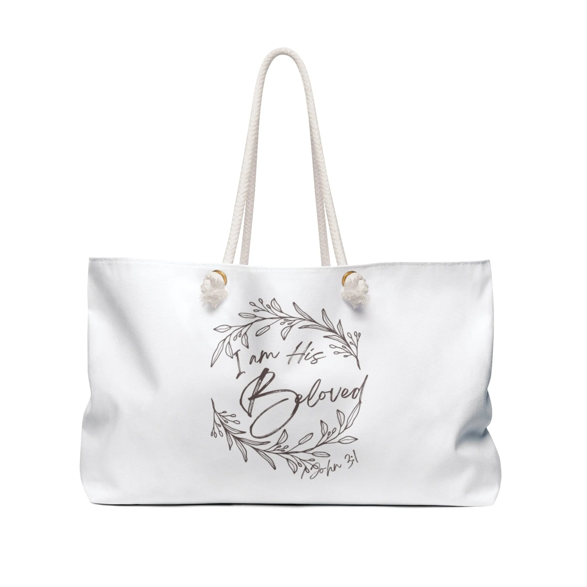 I am His Beloved Harvest Wreath Weekender Bag