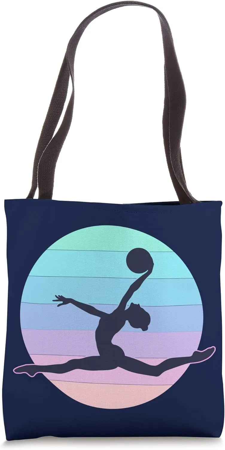 I love Rhythmic Gymnastics Cute girl with ball Tote Bag
