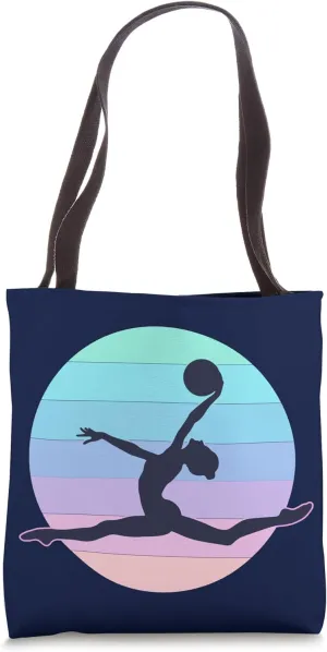 I love Rhythmic Gymnastics Cute girl with ball Tote Bag