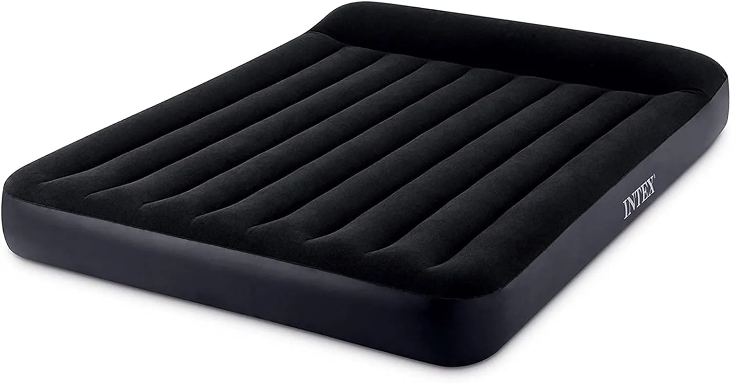 Intex Dura-Beam Standard Pillow Rest Classic Air Mattress Series with Internal Pump