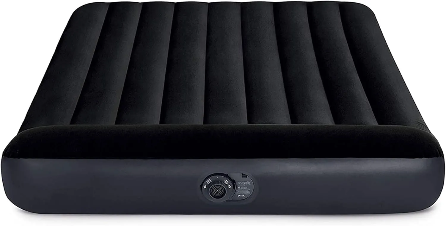 Intex Dura-Beam Standard Pillow Rest Classic Air Mattress Series with Internal Pump