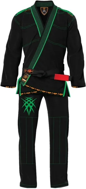 JAGUAR PRO GEAR Classic Series - Brazilian Jiu Jitsu, Kids Adults Unisex, Kimono Gi Lightweight Uniform with White Belt