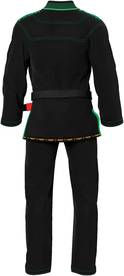 JAGUAR PRO GEAR Classic Series - Brazilian Jiu Jitsu, Kids Adults Unisex, Kimono Gi Lightweight Uniform with White Belt