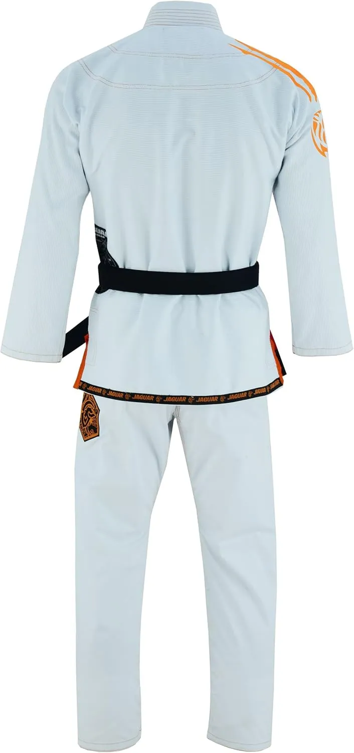 JAGUAR PRO GEAR – Pro Signature Brazilian Jiu Jitsu| Kids Adults Unisex| Kimono Gi Lightweight Uniform with White Belt