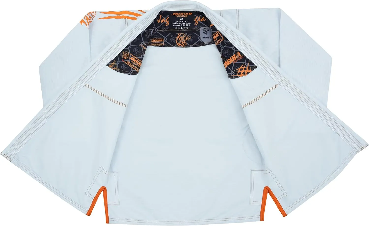 JAGUAR PRO GEAR – Pro Signature Brazilian Jiu Jitsu| Kids Adults Unisex| Kimono Gi Lightweight Uniform with White Belt