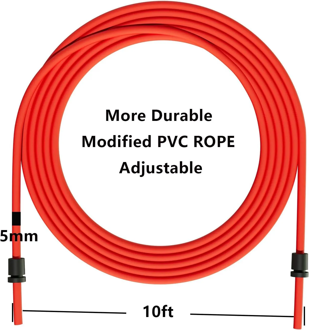 Jump Rope, Adjustable Jump Ropes,Skipping Rope Tangle-Free 5mm with Ball Bearings for Women Men Kids,Exercise & Slim Body Jumprope at Home School Gym