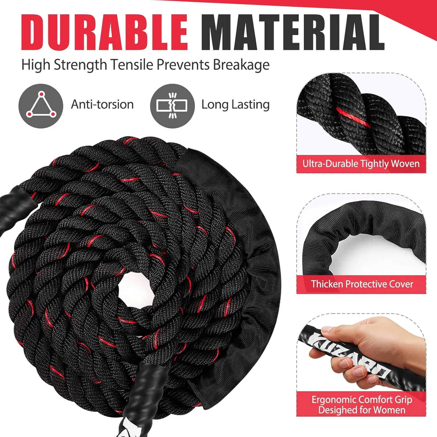 Jump Rope, Weighted Jump Rope for Women, Heavy Jump Ropes for Fitness, Adult Skipping Rope for Home Workout, Weight Loss, Shaping Body, Boxing, Strength Training, Total Body Exercise Equipment