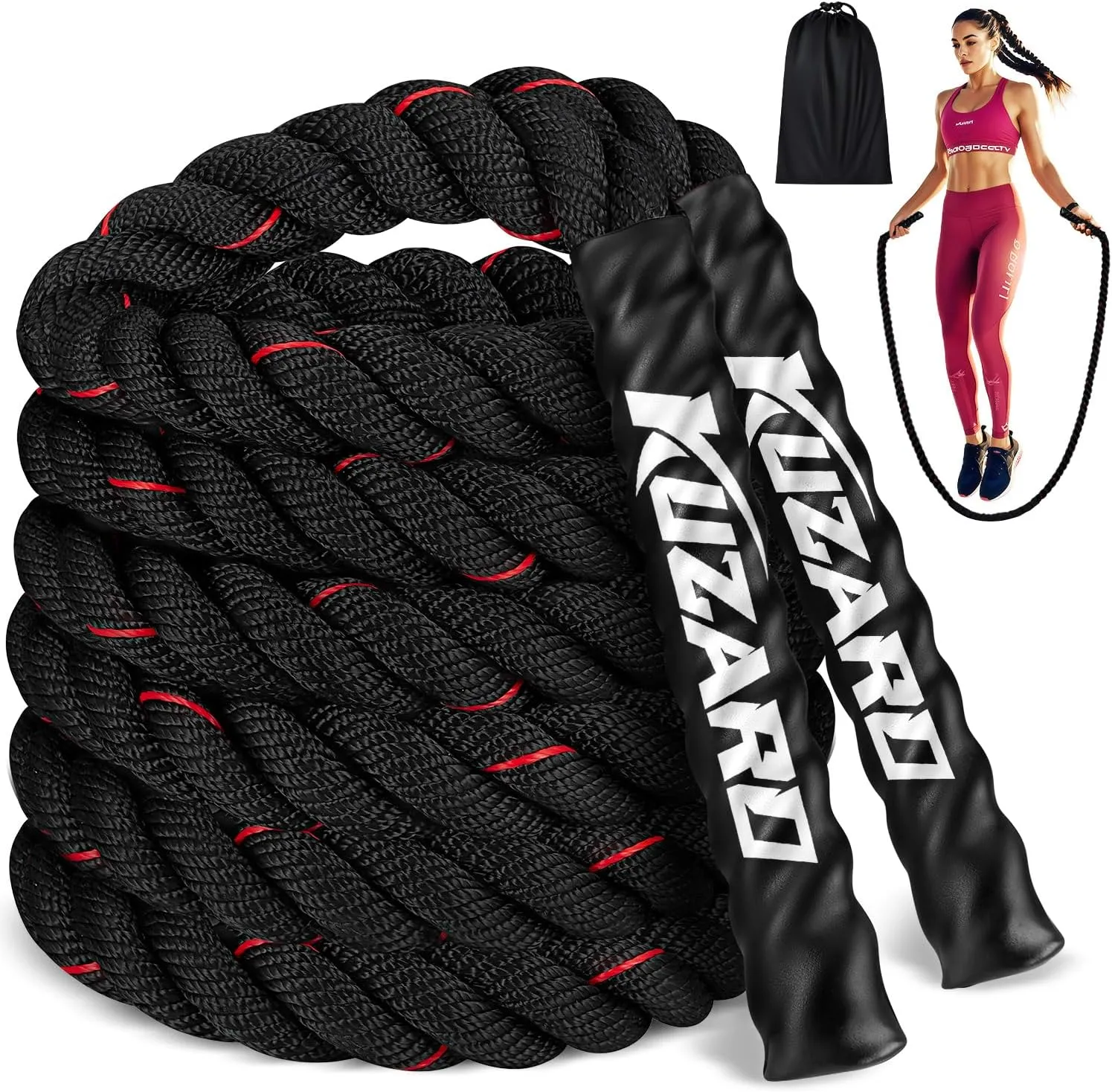 Jump Rope, Weighted Jump Rope for Women, Heavy Jump Ropes for Fitness, Adult Skipping Rope for Home Workout, Weight Loss, Shaping Body, Boxing, Strength Training, Total Body Exercise Equipment