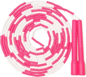 [JUMP Yuedong] Long Jump Rope, Double Dutch Jump Rope, Soft Beaded Segment Jump Rope Adjustable Super Long Rope Fitness Workout Tangle-Free Skipping Rope Great for Different Activities Exercising, Crossfit, Cardio Balance Training