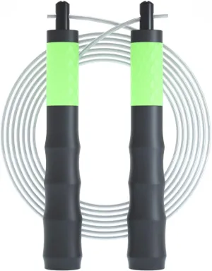 [JUMP Yuedong] Speed Jump Rope Durable speed jump rope with lightweight Black Steel cable, Low Wind Resistance, Smooth Rotation with Oil-Filled Bearings, Functional fitness, boxing, single unders, double unders, HIIT, weight loss, and cardio