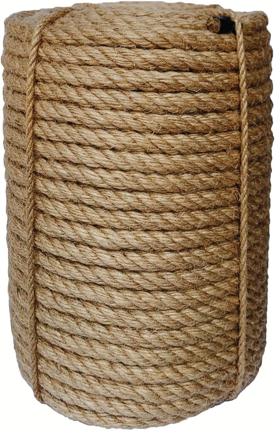 Jute Rope 14mm, 164 Feet 8.5lb Thick Garden Jute Twine String for DIY Cat Scratcher, Gardening, Bundling and Wall Hanging Craft Decorative (Brown)