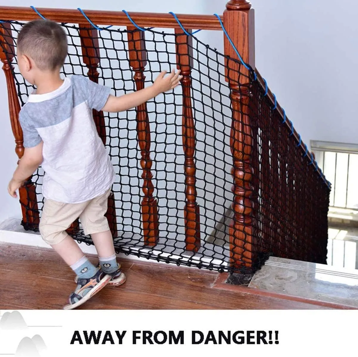 KACQIHTU Safety Net Protection Rope Net Baseball Net Kids Pet Stair Balcony Protection Net Baseball Softball Backstop Nets Knotless Polyester Sports Netting Black
