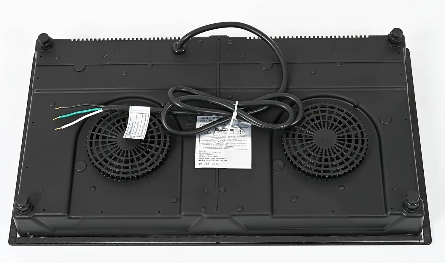 K&H 2 Burner Double Dual 24 Inch Built-in Induction Electric Stove Top Ceramic Cooktop 240V 3100W INDH-3102Hx