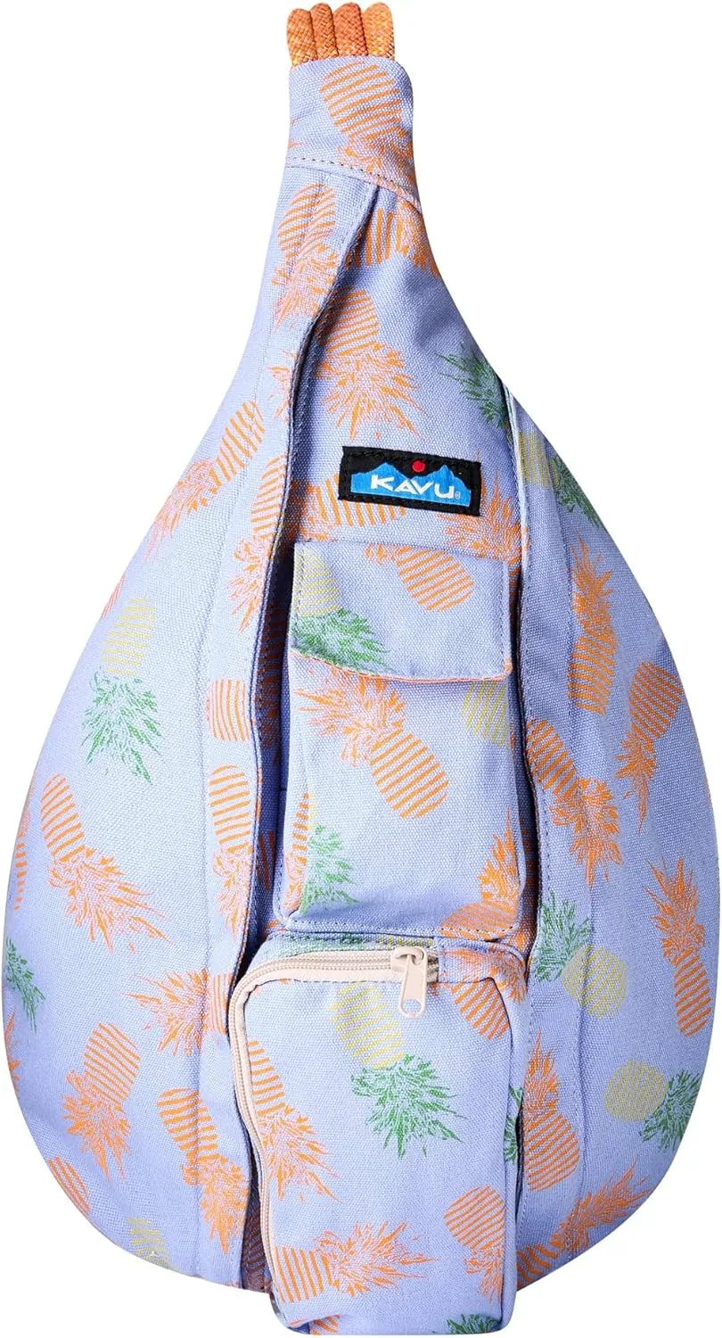 KAVU Original Rope Bag Sling Pack with Adjustable Rope Shoulder Strap