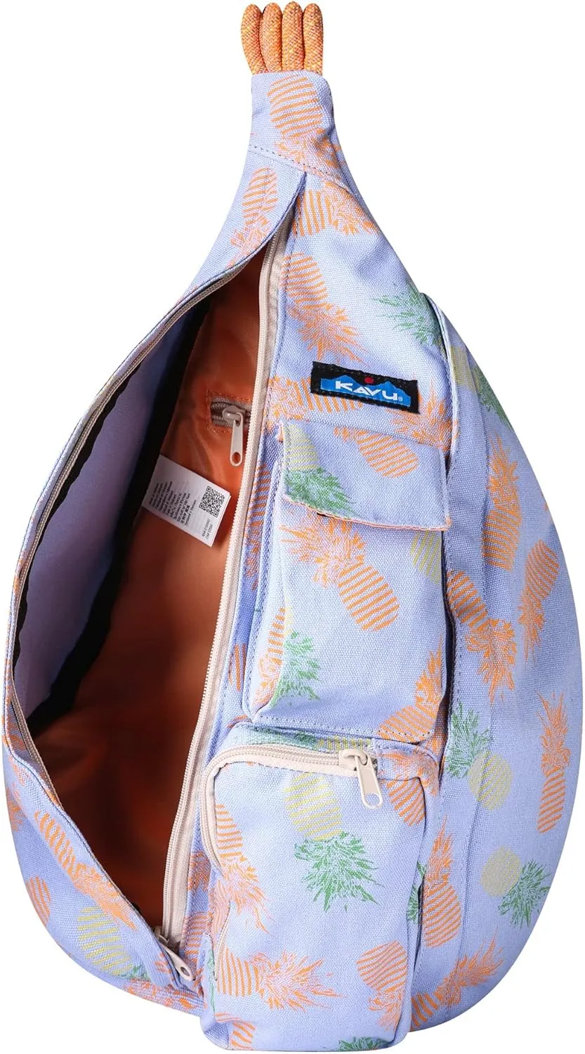 KAVU Original Rope Bag Sling Pack with Adjustable Rope Shoulder Strap