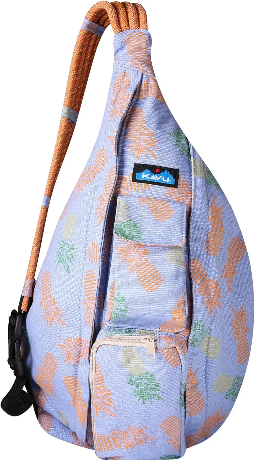 KAVU Original Rope Bag Sling Pack with Adjustable Rope Shoulder Strap