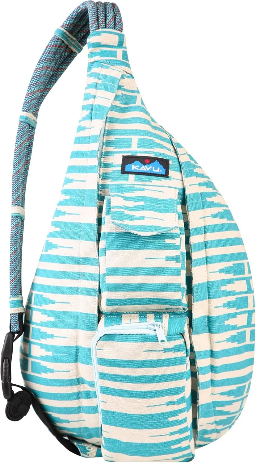 KAVU Original Rope Bag Sling Pack with Adjustable Rope Shoulder Strap