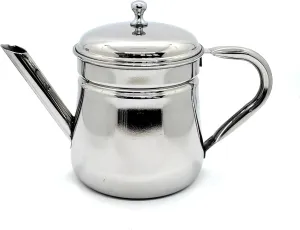 KERAM Percolator Coffee Pot, 10.14 fl oz (300 ml), 4-6 Cup Capacity, Stainless Steel, portable coffee maker for camping pour over non electric