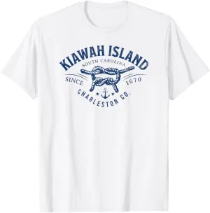 Kiawah Island, SC Summertime Vacationing Rope Knots T-Shirt