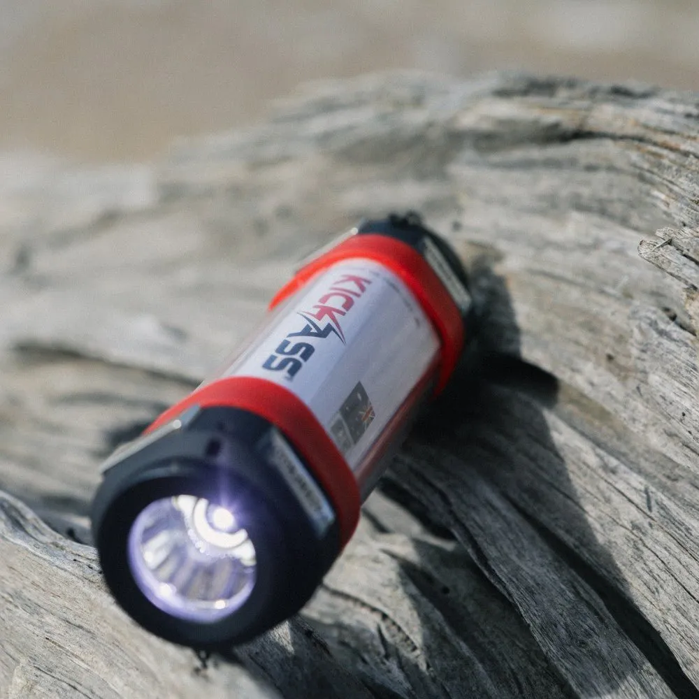KickAss Rechargeable LED Torch with Power Bank - Small