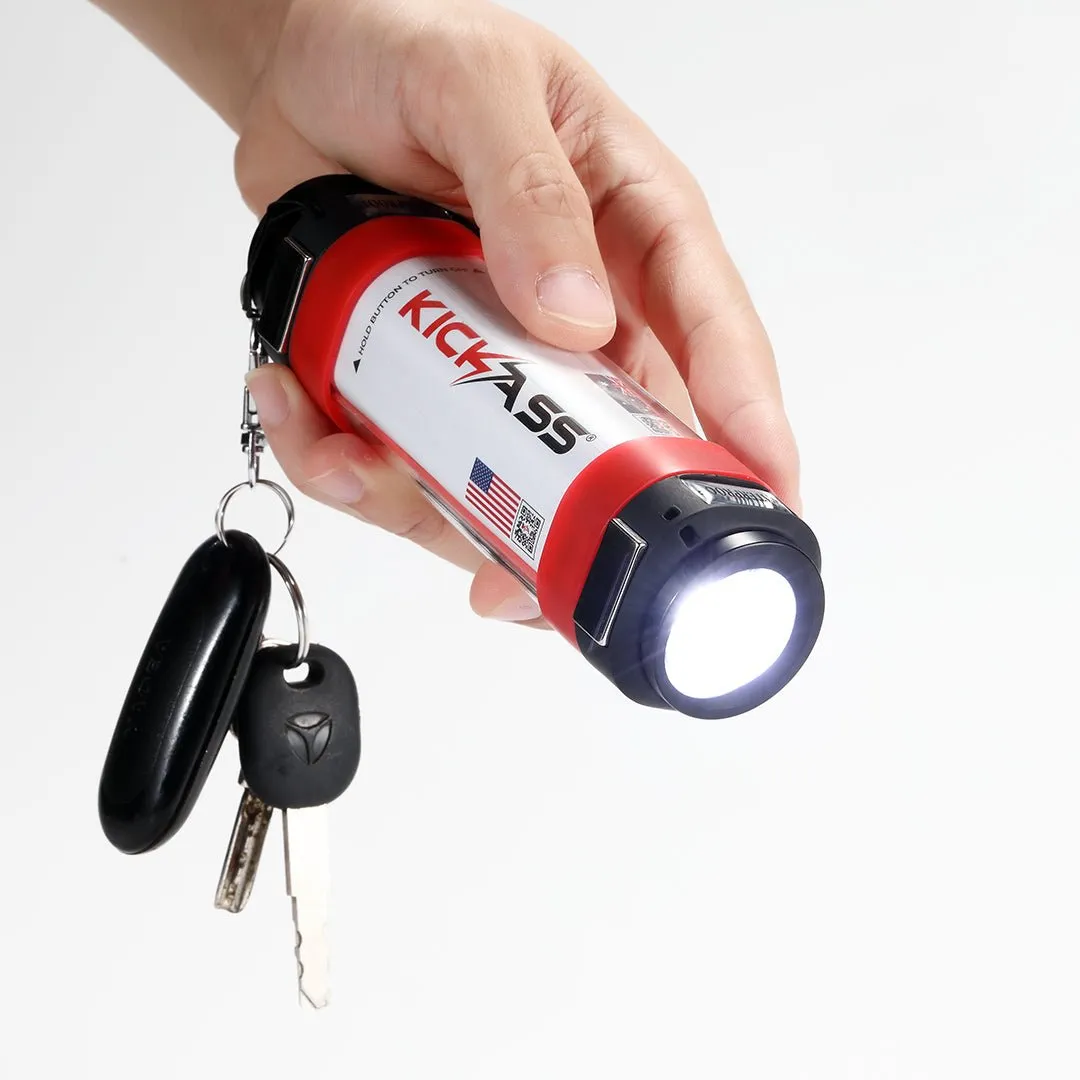 KickAss Rechargeable LED Torch with Power Bank - Small