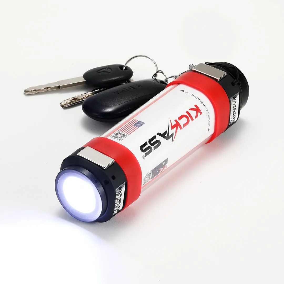 KickAss Rechargeable LED Torch with Power Bank - Small