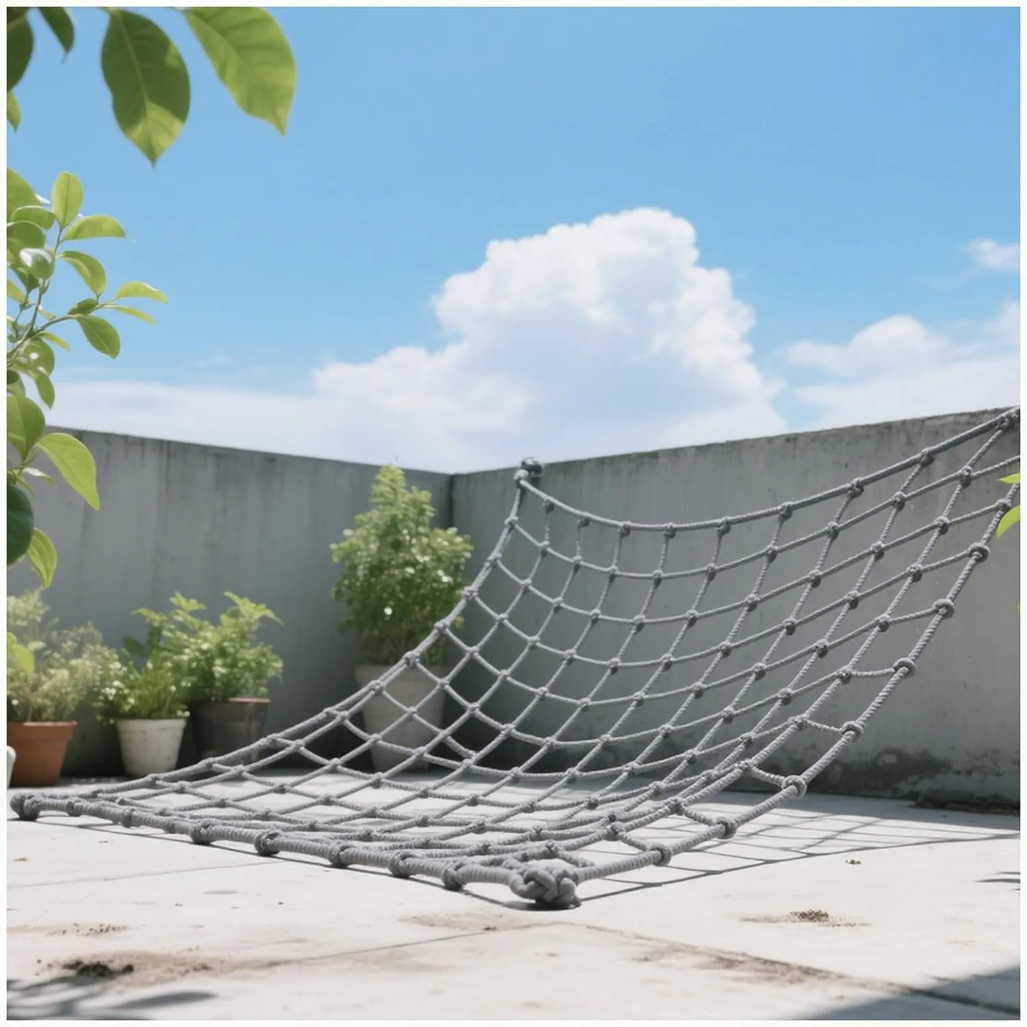 Kids Climbing Net - Indoor/Outdoor Playground Climbing Rope Net, Heavy-Duty Swing & Climb Activity Set,Safety Net for Backyard,Treehouse,Jungle Gym,150x300cm