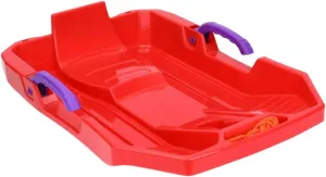 Kids Downhill Snow Sled with Brake Handles Grass Sled Portable Multifunctional for Kids Winter Fun Lightweight with Pull Rope