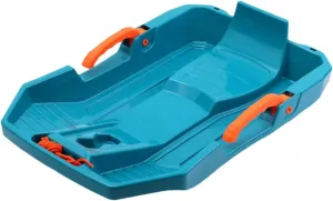 Kids Downhill Snow Sled with Brake Handles with Pull Rope 24.6inch Long Multipurpose for Kids Winter Fun Dunes Sand Sled