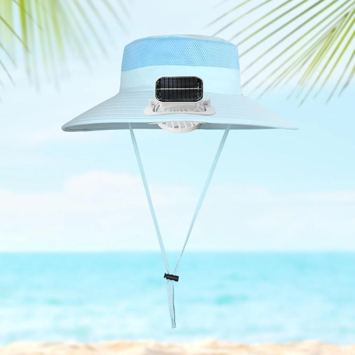 Kids Outdoor Fan Hat, Solar Powered Summer Hat for Running Cycling