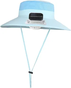 Kids Outdoor Fan Hat, Solar Powered Summer Hat for Running Cycling