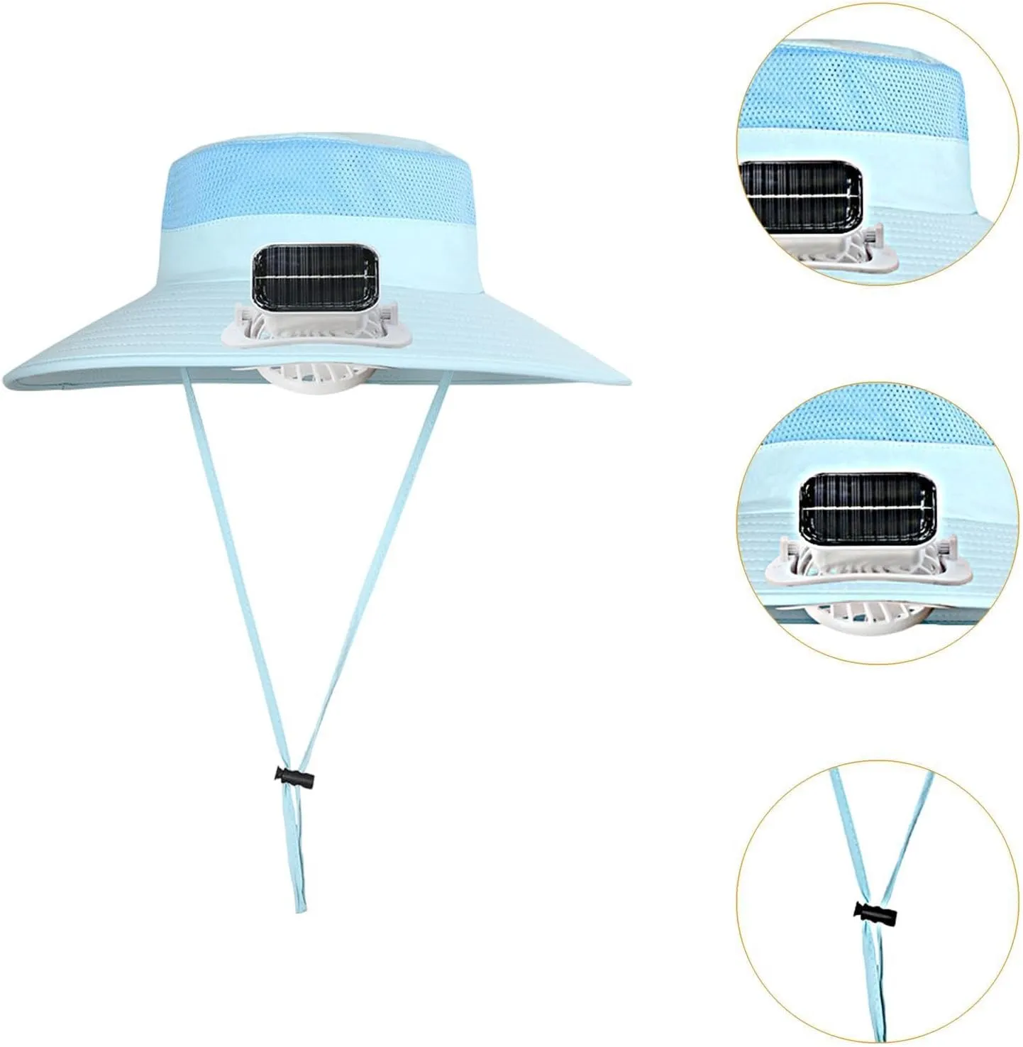 Kids Outdoor Fan Hat, Solar Powered Summer Hat for Running Cycling