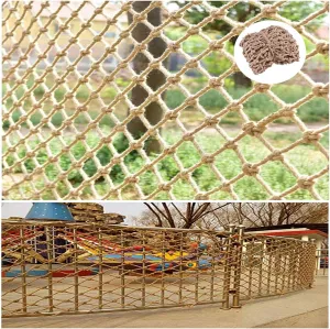 Kids Safety Net, Climbing Cargo Rope Ladder Truck Trailer Heavy Duty Netting Playground Swing Treehouse Climb Birds Net Pets Fence Decoration (Size : 3 * 10m(10 * 33ft))