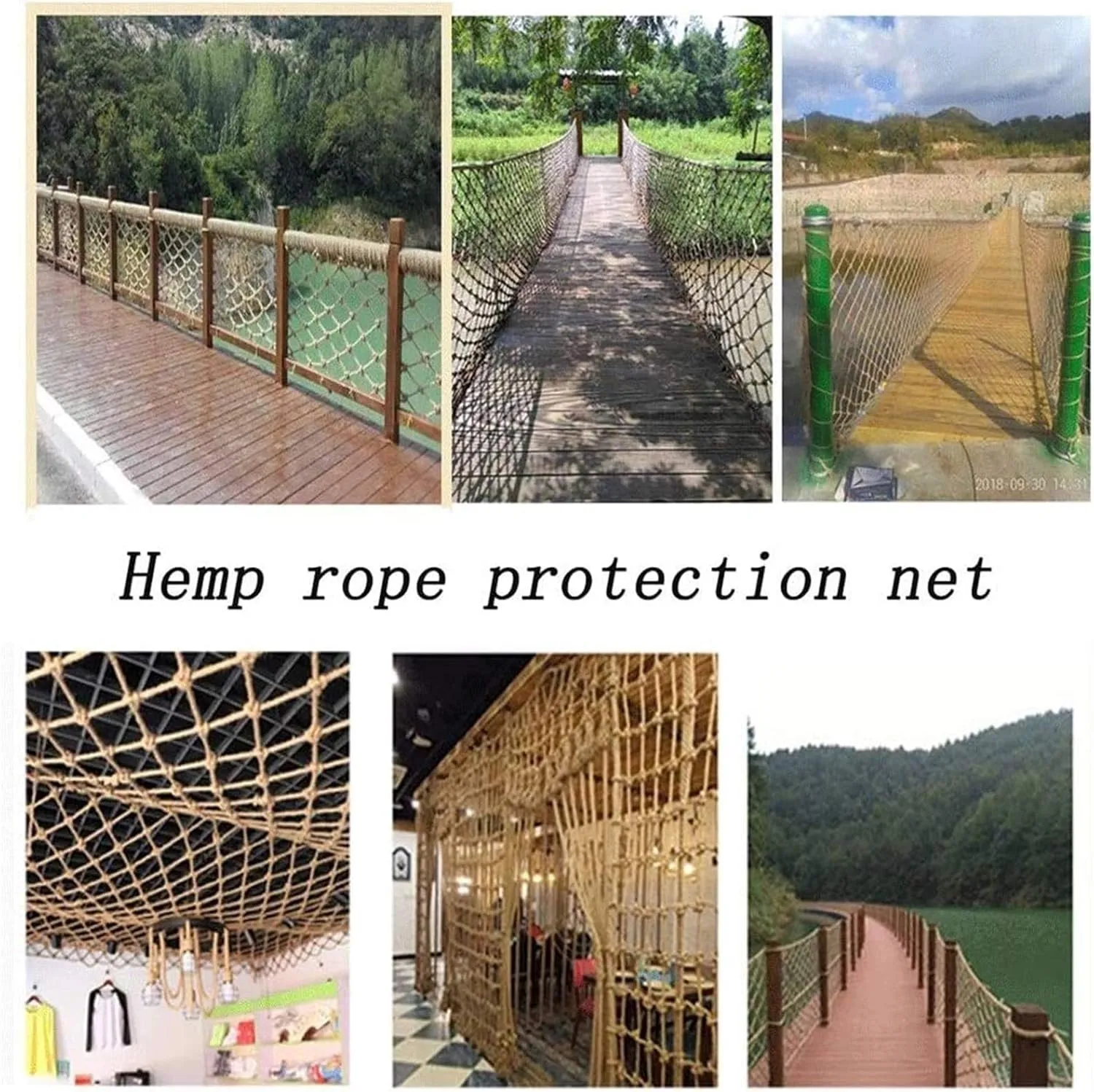 Kids Safety Net, Climbing Cargo Rope Ladder Truck Trailer Heavy Duty Netting Playground Swing Treehouse Climb Birds Net Pets Fence Decoration (Size : 3 * 10m(10 * 33ft))