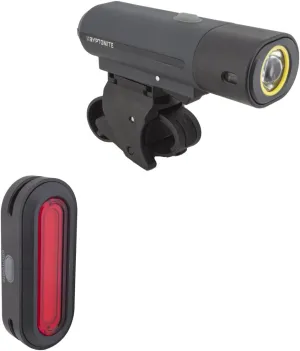 Kryptonite Alley F-800 Front LED Bicycle Headlight & Avenue R-75 Rear LED COB Bicycle Indicator Light