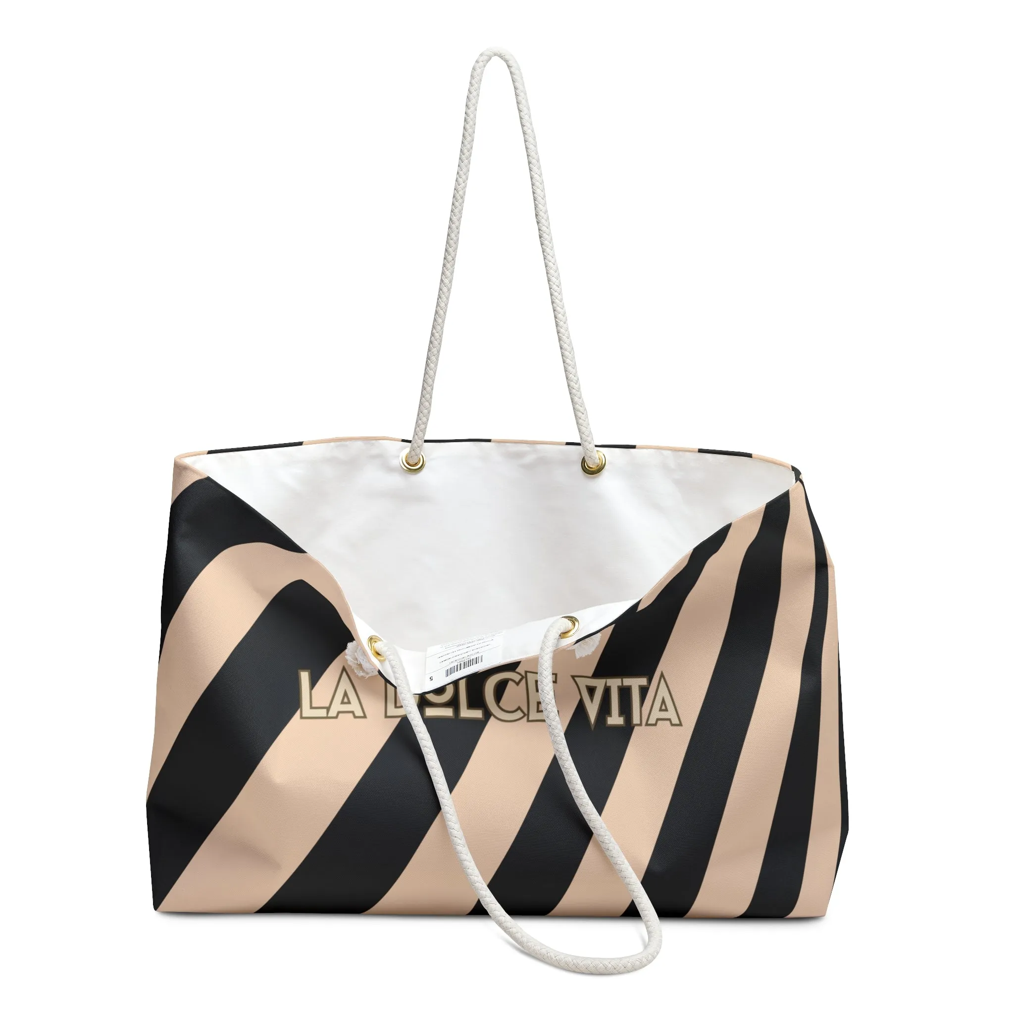 La Dolce Vita Weekender Bag, CREAM