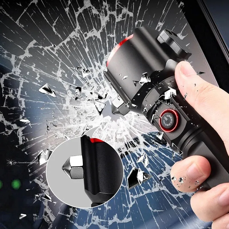 Laser LED Tactical Flashlight With 1Km Range and long lasting backup | Imported