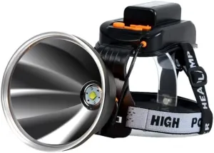 LED Headlight Rechargeable Head-Mounted Flashlight Miner's Lamp Fishing Long-Range Waterproof Long-Term Battery Life Overhead