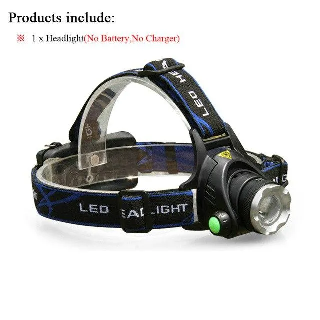LED L2 Rechargeable head lamp 18650 battery CREE XML T6 Zoom LED Headlamp life waterproof 4 mode head light torch lanterna