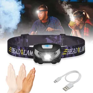 LED Rechargeable Head Torch