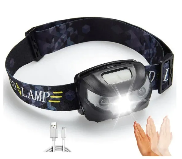 LED Rechargeable Head Torch