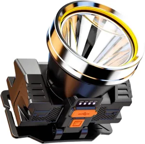 LED Ultra Bright Head Mounted Rechargeable Night Fishing Light - Outdoor Special Strong Light Lithium Mining lamp