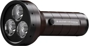 Ledlens P18R Signature LED Flashlight, USB Rechargeable, Japanese Product, Espresso Brown, Small