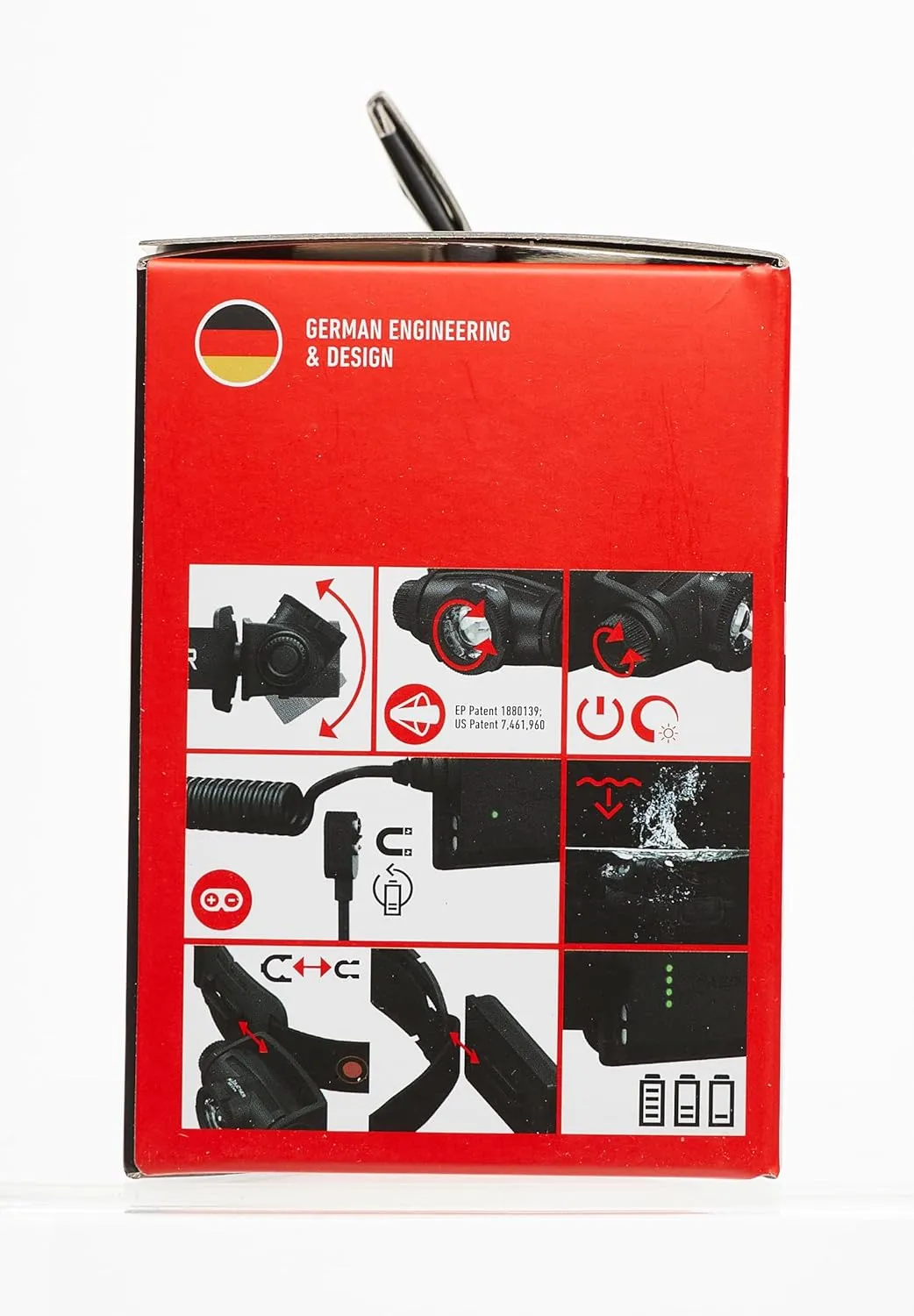 Ledlenser H Core Series LED Headlight, Rechargeable, Battery Operated, Choose from, Maximum Luminous Flux from 350 lm to 3,500 lm, Genuine Japanese Product