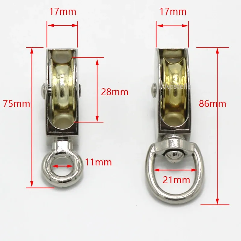 Lifting Rope Roller Pulley Wheel Climbing Mini Pulleys Metal Sheave Zinc Alloy Katrol Wiel